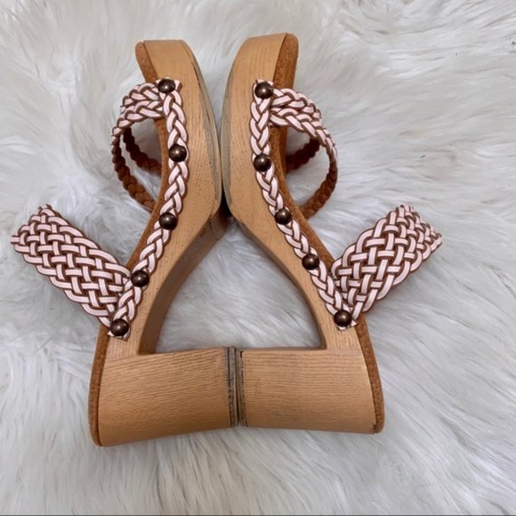 ModCloth Sbicca Vintage Clog Heel Sandals - Picture 1 of 7